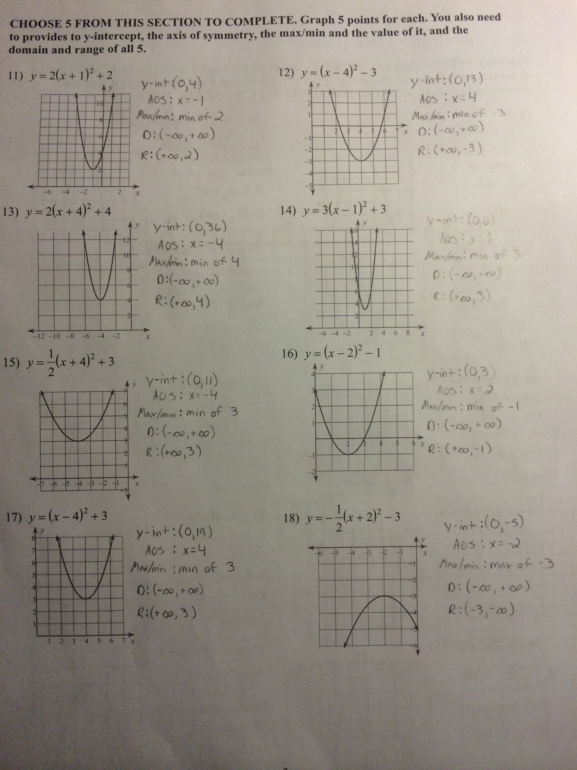 graphing-quadratics-review-answers-room-910